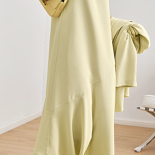 ITISF4 艾夫斯 女士西服连衣裙套装 422108505 2件装 黄色 L