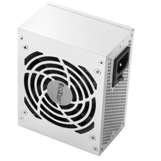 PCCOOLER 超频三 钒星FX500 铜牌（85%）半模组SFX电源 500W 白色