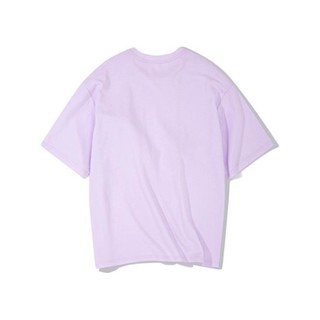 LEDIN 乐町 X 爱心熊 女士圆领短袖T恤 CWDAB234164 紫色 S