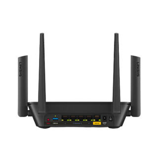 LINKSYS 领势 MR9000X 三频3000M 家用千兆Mesh无线路由器 WiFi 5 单只装 黑色