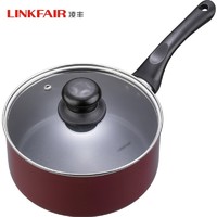 PLUS会员：LINKFAIR 凌丰 LFDNG-BC16DC01 不粘奶锅 16cm