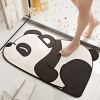 DAJIANG 大江 地垫门垫浴室防滑垫硅藻泥吸水垫脚垫门口垫子 大大熊猫40x60cm
