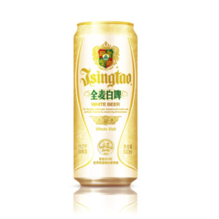 TSINGTAO 青岛啤酒 全麦白啤 500ml*12听*2箱