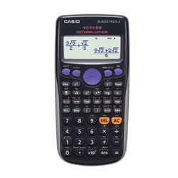 CASIO 卡西欧 FX-82ES PLUS A 函数科学计算器 智黑色