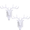 一馨 立体鹿头装饰架 冰川白 2个装