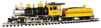 Bachmann 火车 - 4-6-0 蒸汽机车,带金属齿轮 - D&RGW; - 大黄蜂 - 大号 G 比例