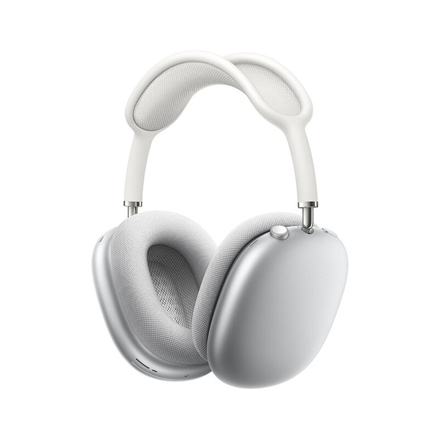 Apple 苹果AirPods Max 耳罩式头戴式主动降噪蓝牙耳机银色Lightning