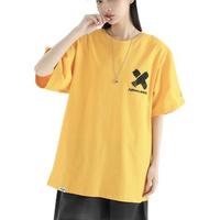 PSYCHO MONKEY 男女款圆领短袖T恤 P0001A 黄色 S