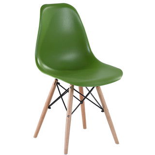 尚爱雅 asy11 现代简约餐椅 豆绿色 加厚款