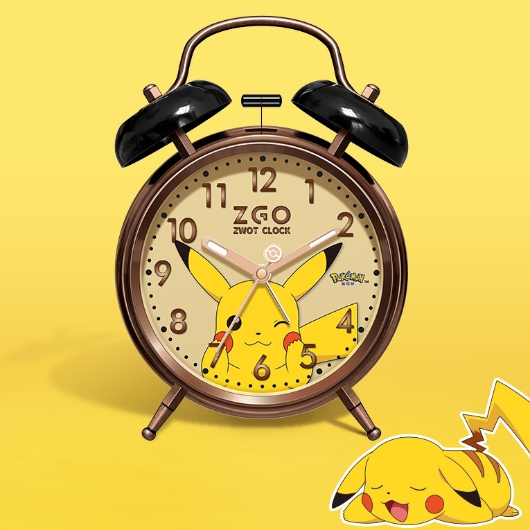 zgo 正港 x皮卡丘 学生闹钟 0072 4英寸