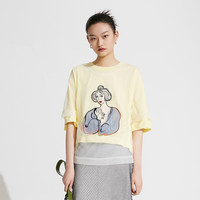 LILY 丽丽 女士圆领短袖 120230A8366607