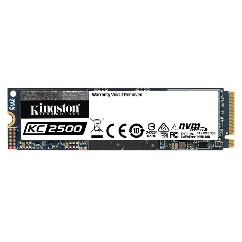 Kingston 金士顿 KC2500 NVMe M.2 固态硬盘 1TB（PCI-E3.0）