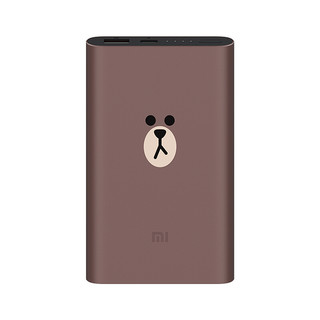 Xiaomi 小米 PLM03ZM 布朗熊限量版 高配版 移动电源 布朗熊 10000mAh Type-C 18W 双向快充