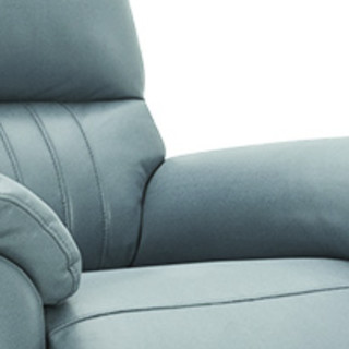 Lazboy 乐至宝 GN.A616 现代简约沙发 单人位 蒂芙尼蓝 手动款