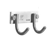 HITOMI 免打孔加厚挂架 3mm 2钩