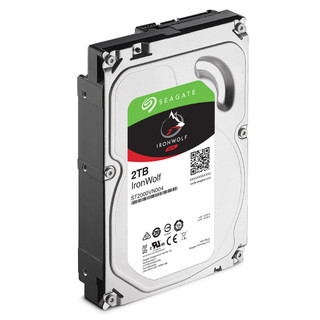 SEAGATE 希捷 酷狼IronWolf系列 3.5英寸 NAS硬盘 2TB (PMR、5900rpm、64MB) ST2000VN004