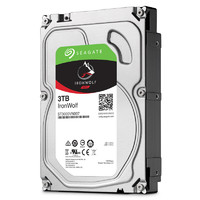 SEAGATE 希捷 酷狼IronWolf系列 3.5英寸 NAS硬盘 3TB (PMR、5900rpm、64MB) ST3000VN007