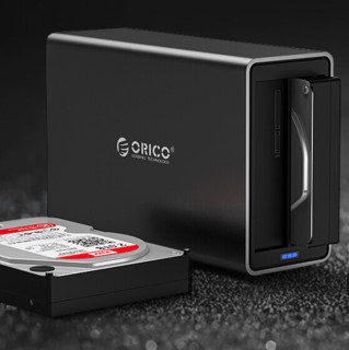 ORICO 奥睿科 3.5英寸 双盘位 SATA硬盘盒 USB 3.0 Type-C NS200C3