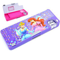Disney 迪士尼 公主联名系列 58006 多功能双开笔盒 紫色公主 单个装