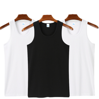 Nan ji ren 南极人 男士纯棉背心套装 NJRXJWJHCMBX003 3件装(白色*2+黑色*1) L