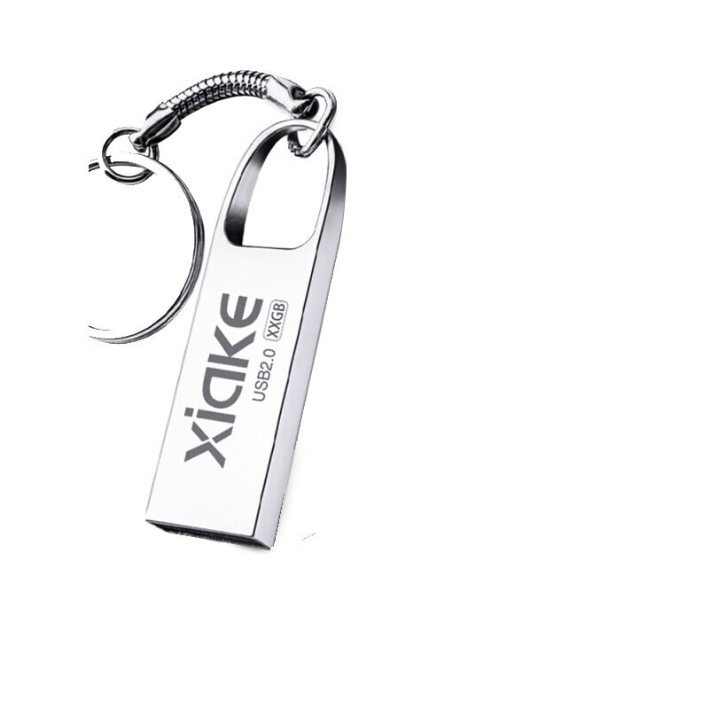 XIAKE 夏科 大圆孔 32G USB 2.0 U盘 银色 32G USB-A
