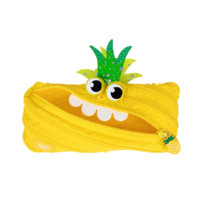 ZIPIT 怪兽拉链笔袋 菠萝 单个装