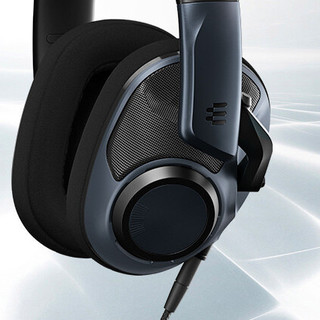 EPOS 音珀 H6 PRO 耳罩式头戴式降噪有线耳机 刀锋蓝 3.5mm