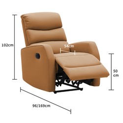 KUKa 顾家家居 A025 现代简约小户型单人布沙发椅