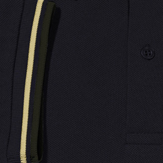 FRED PERRY 佛莱德·派瑞 男士短袖POLO衫 FPXPOCM3600XM 海军蓝/黄绿 XS