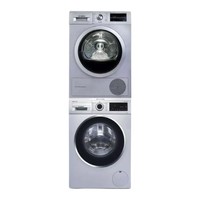 BOSCH 博世 WGA244A80W+WTW875681W 热泵式洗烘套装 银色