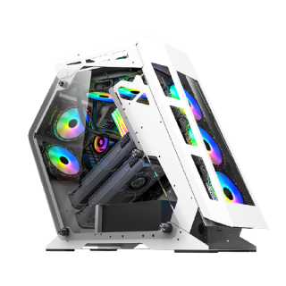 玩嘉大咖proatx机箱半侧透白色