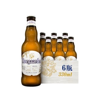 Hoegaarden 福佳 比利时风味白啤酒 330ml*6瓶