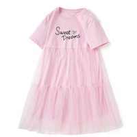 balabala 巴拉巴拉 208222111027-60026 女童连衣裙 粉红 150cm