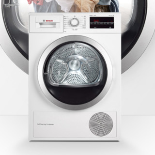 BOSCH 博世 WGA242Z01W+WTW875601W 热泵式洗烘套装 白色