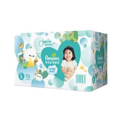 Pampers 帮宝适 清新帮纸尿裤L112超薄透气尿片尿不湿非拉拉裤