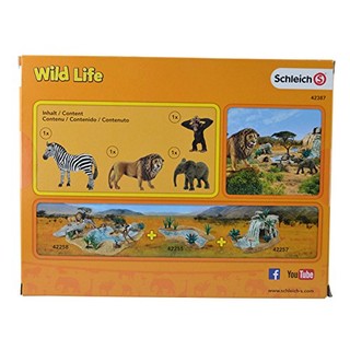 Schleich 思乐 Wild Life系列 42387 野生动物入门套装