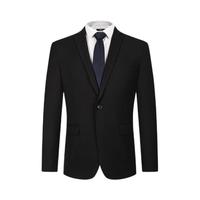 SEVEN 柒牌 男士西服套装 121C70460 黑色 B44