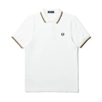 FRED PERRY 佛莱德·派瑞 男士短袖POLO衫 FPXPOCM3600XM 白色/黄黑 M