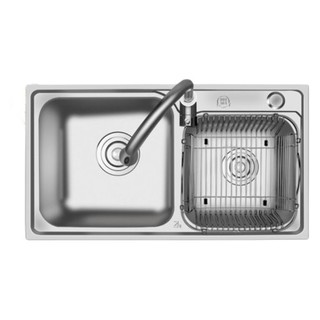 ZUNCHI 尊驰 卫浴水槽双槽304不锈钢加厚厨房洗菜盆洗菜池洗碗槽