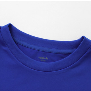 balabala 巴拉巴拉 208222117120-80519 男童T恤 中国蓝 130cm
