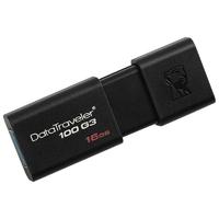 Kingston 金士顿 DataTraveler系列 DT100G3 USB 3.0 U盘 黑色 16GB USB-A