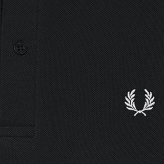 FRED PERRY 佛莱德·派瑞 男士短袖POLO衫 FPXPOCM3600XM 黑色/灰白 XXL