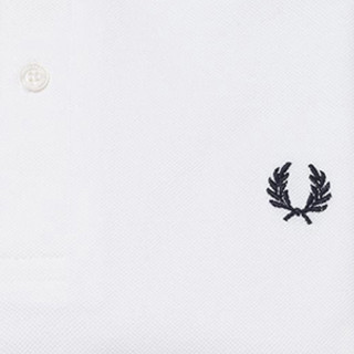 FRED PERRY 佛莱德·派瑞 男士短袖POLO衫 FPXPOCM3600XM 白色/红黑 L