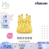 周生生 黄金转运珠 足金串珠Charme宝贝环游世界系列西班牙圣家堂串珠 93011C定价