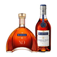 马爹利（Martell） 鼎盛 VSOP 干邑白兰地 洋酒 500ml 蓝带350ml+XO350ml套组