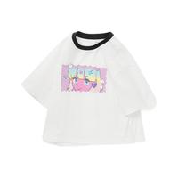 balabala 巴拉巴拉 208222117035-10101 女童T恤 本白 120cm