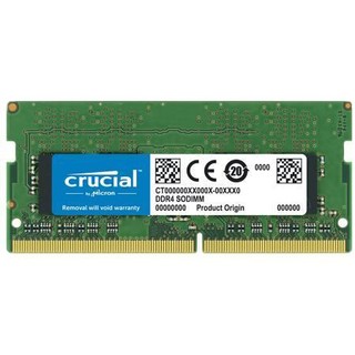 Crucial 英睿达 DDR4 2666MHz 笔记本内存 普条 绿色 4GB CT4G4SFS8266