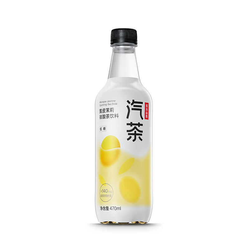 NONGFU SPRING 农夫山泉 汽茶 黄皮茉莉 碳酸茶饮料 470ml*15瓶