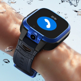 xun 小寻 X3S 4G智能手表 极光蓝表壳 午夜黑硅胶表带 (北斗、GPS)
