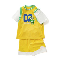 balabala 巴拉巴拉 208222119109-30430 男童套装 唐老鸭IP款 中黄 130cm